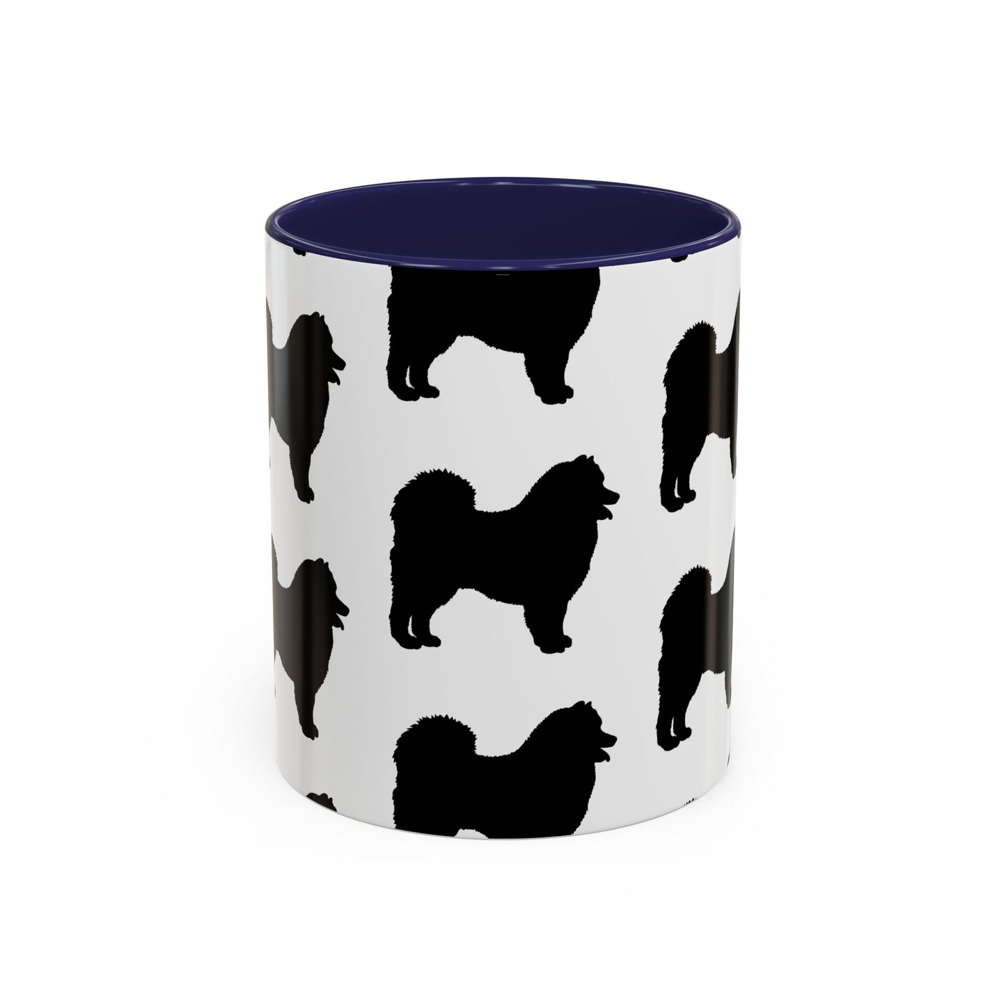 Samoyed Silhouette 2-Tone Coffee Mug