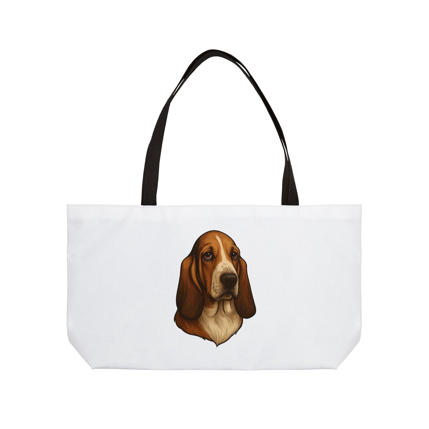 Basset Hound Head Weekender Tote Bag