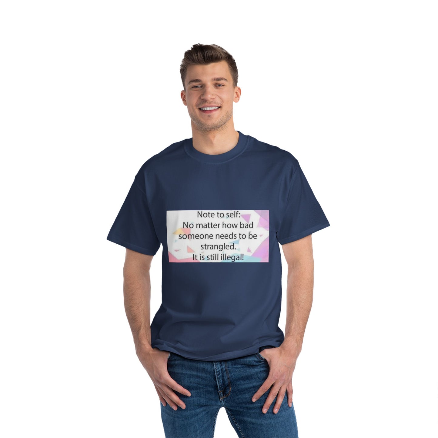 Note To Self Men's Short-Sleeve Crewneck Tee