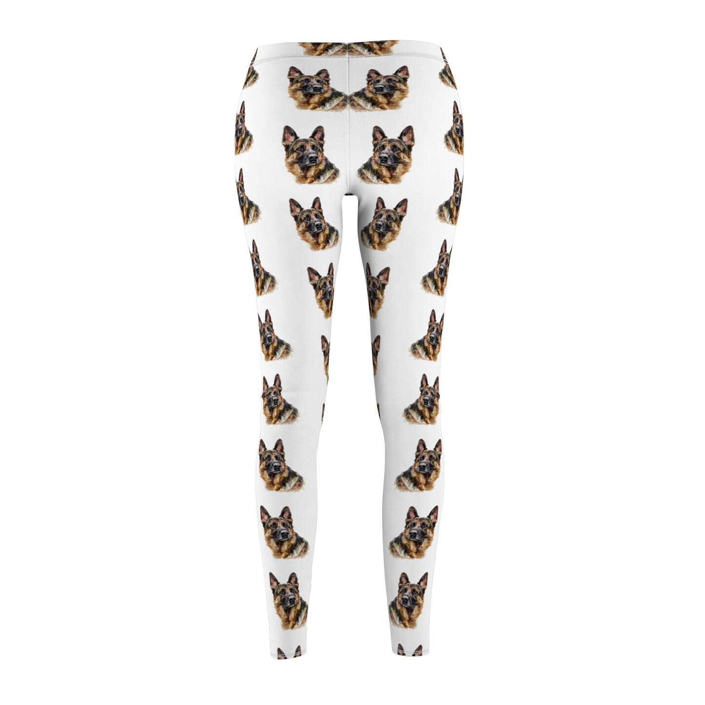 German Shepherd Head Women's Ankle Leggings