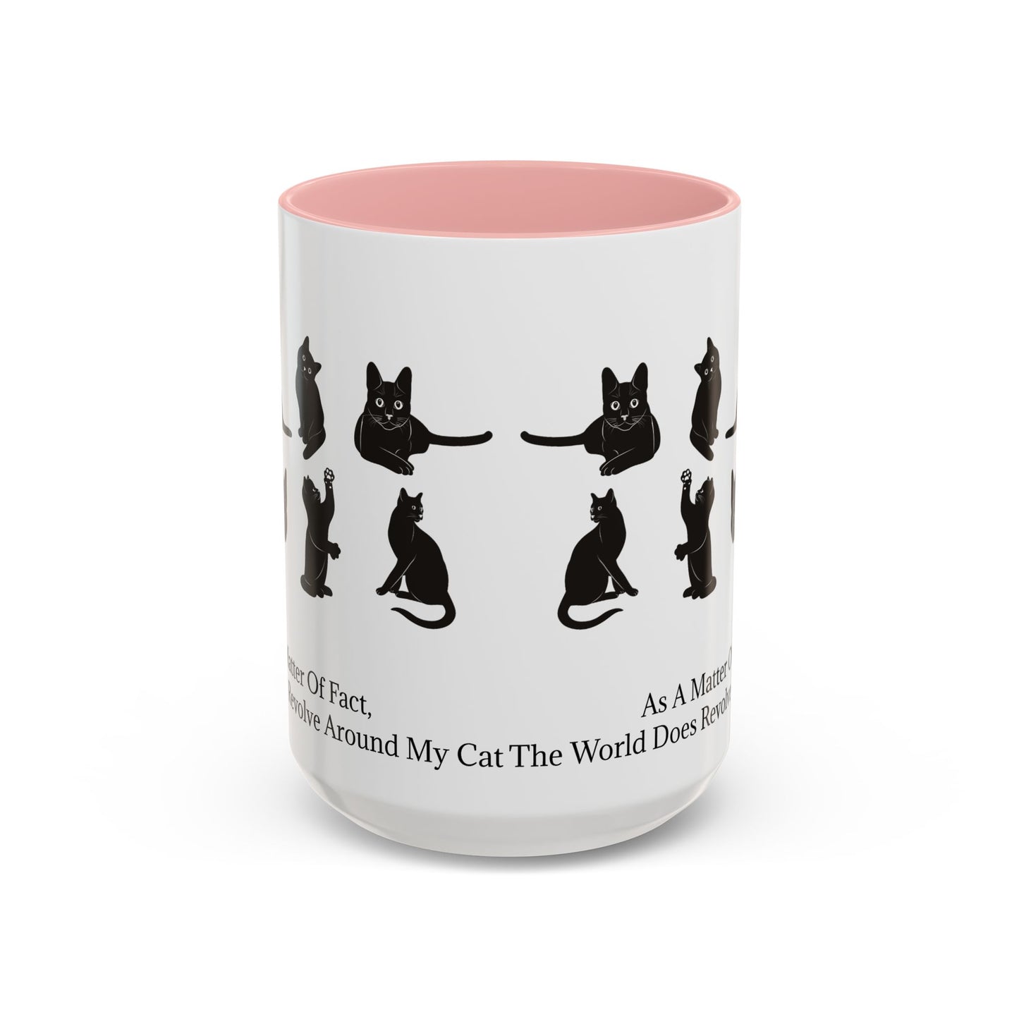 Matter Of Fact Cat 2-Tone Coffee Mug