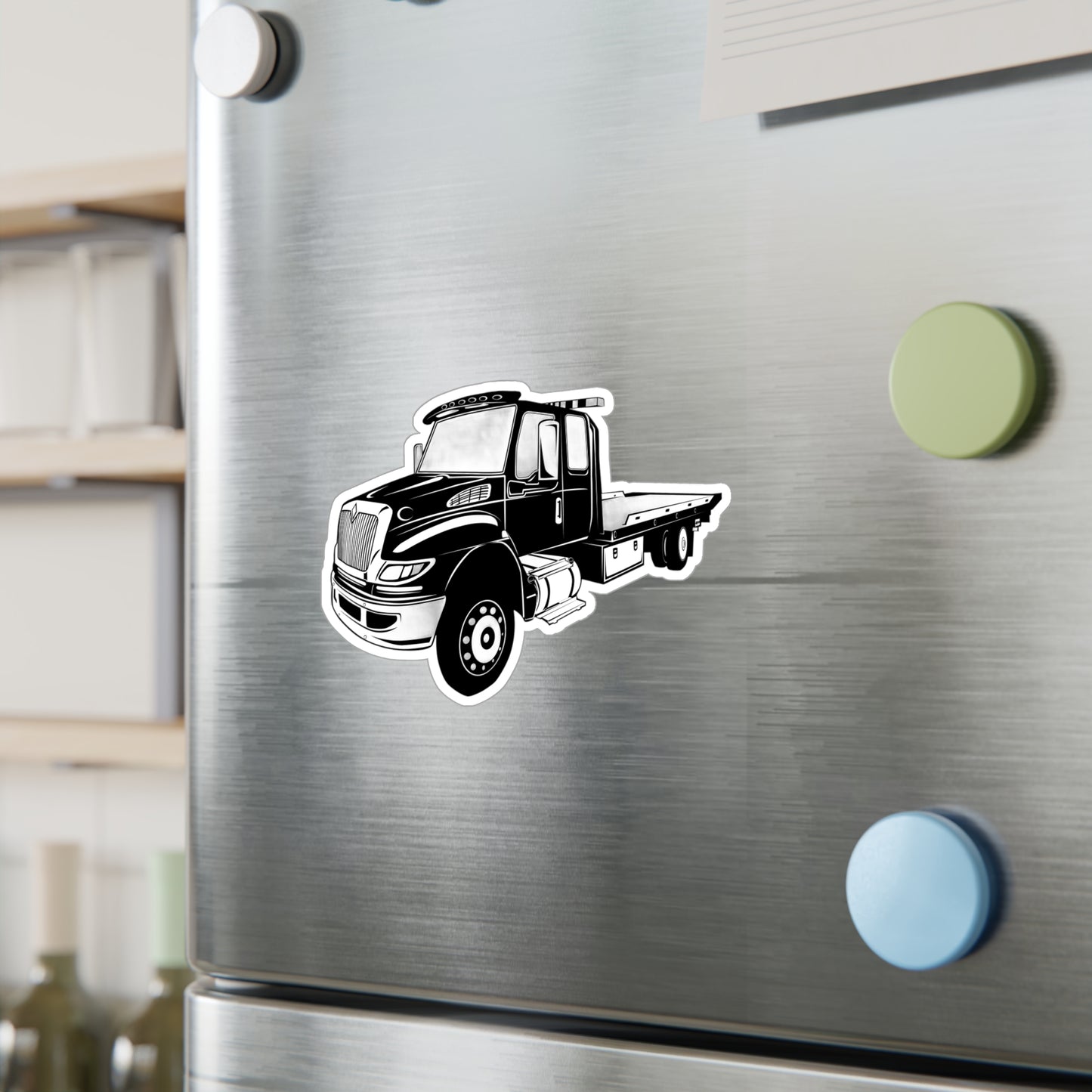 Flatbed Tow Truck Vinyl Decal