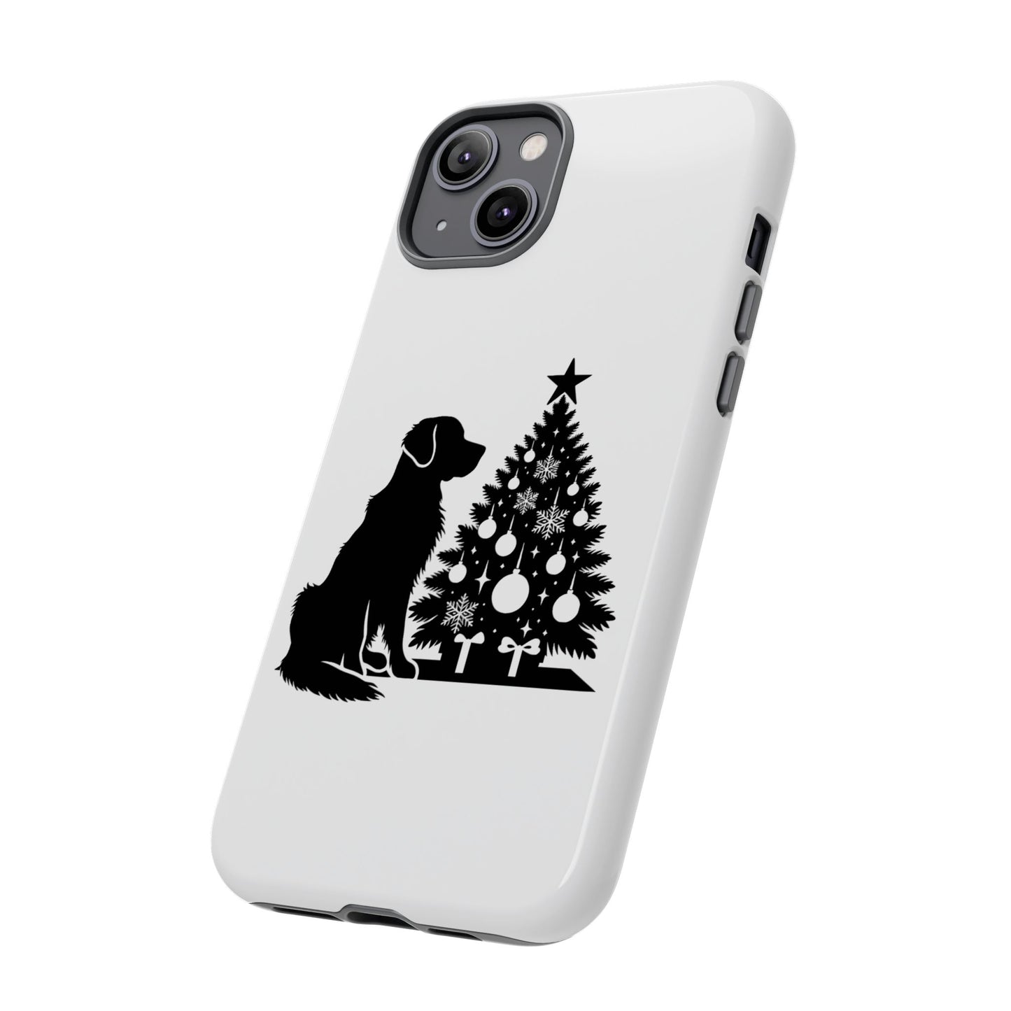 Golden Christmas Tree iPhone Case
