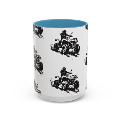 Slingin' Mud Quad 2-Tone Coffee Mug