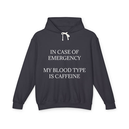 Blood Type Unisex Lightweight Hoodie