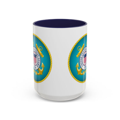 US Coast Guard 2-Tone Coffee Mug