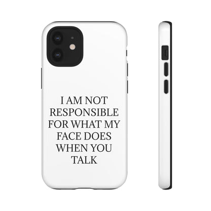 When You Talk iPhone Case