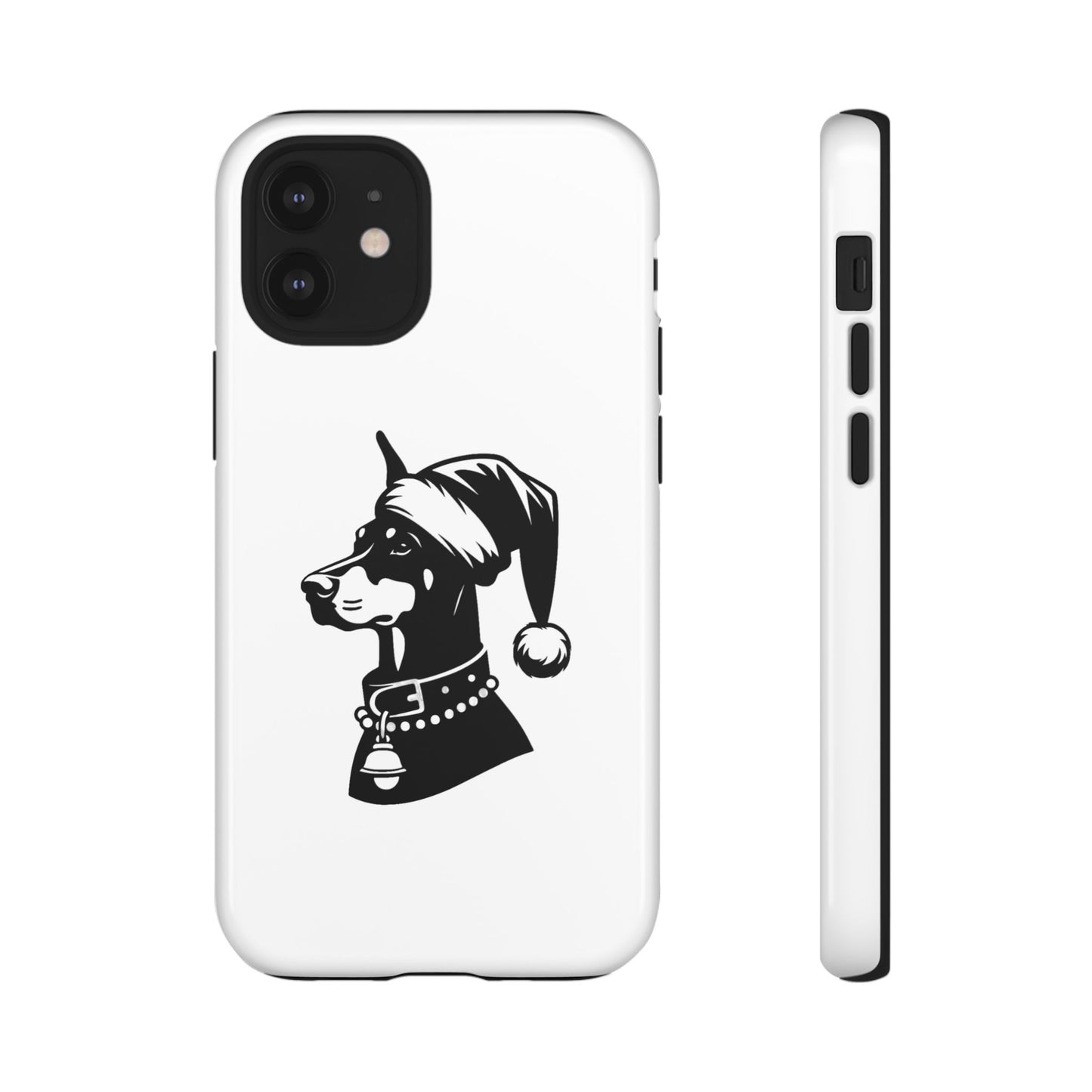 Santa Paws Doberman iPhone Case