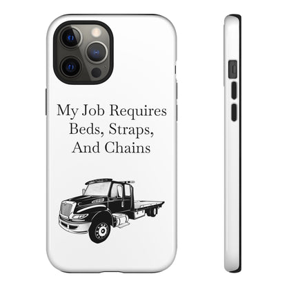 Beds, Straps, And Chains iPhone Case
