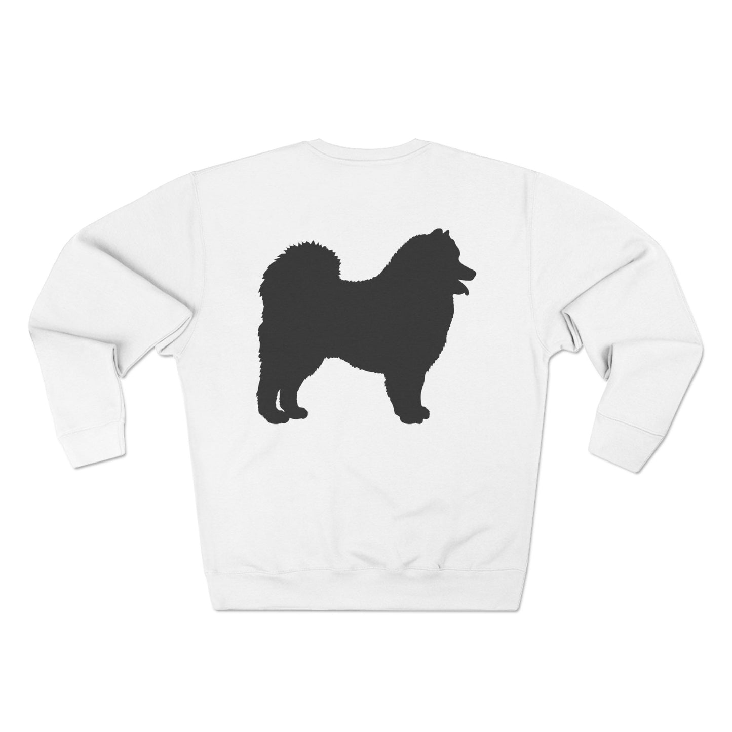 Samoyed Silhouette Unisex Crewneck Sweatshirt