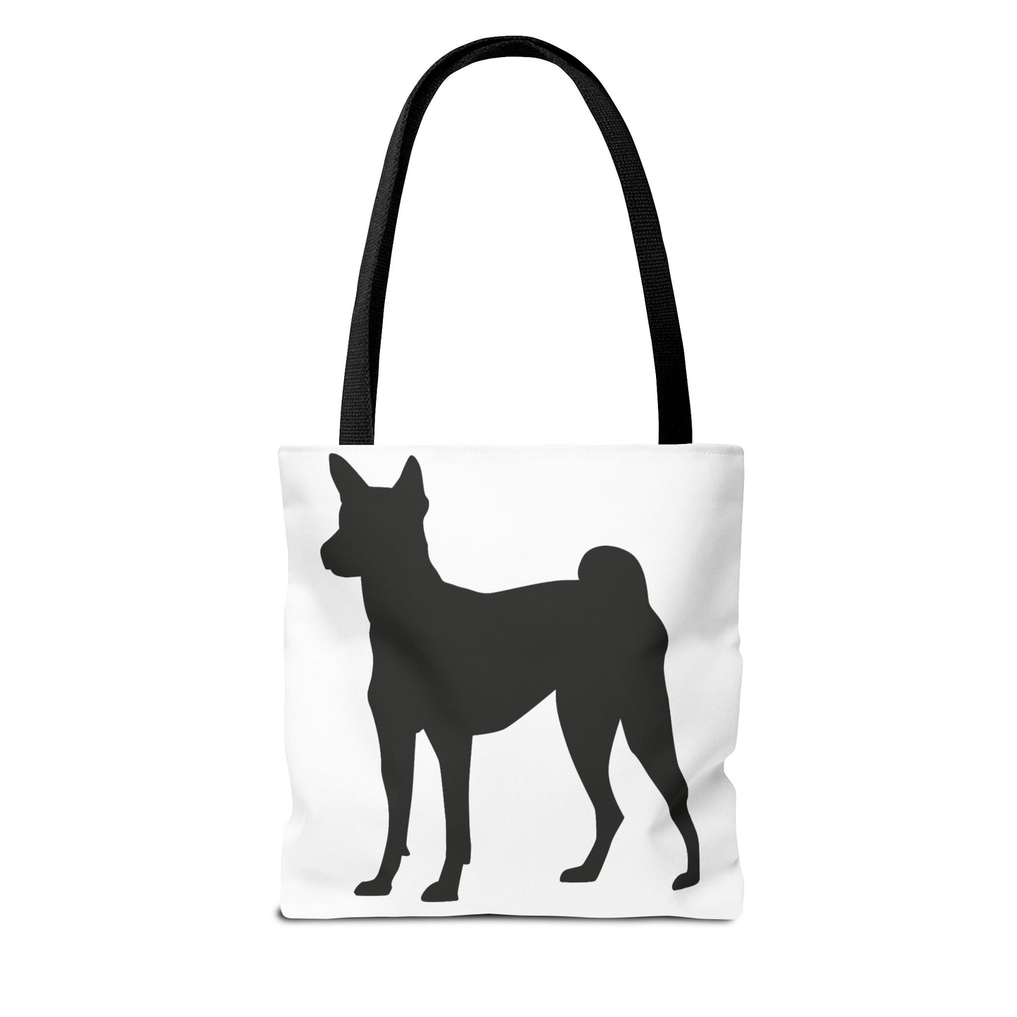 Basenji Silhouette Tote Bag