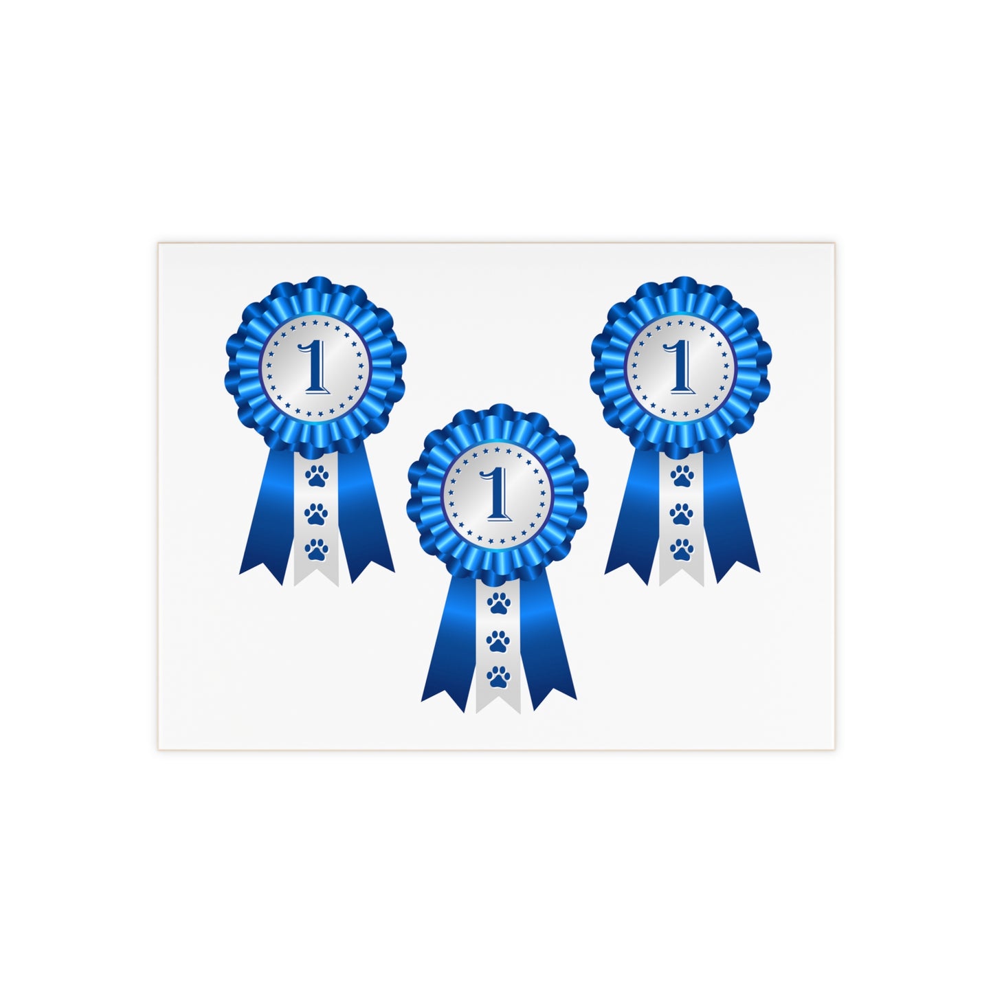 Show Ribbon Ceramic Photo Tile