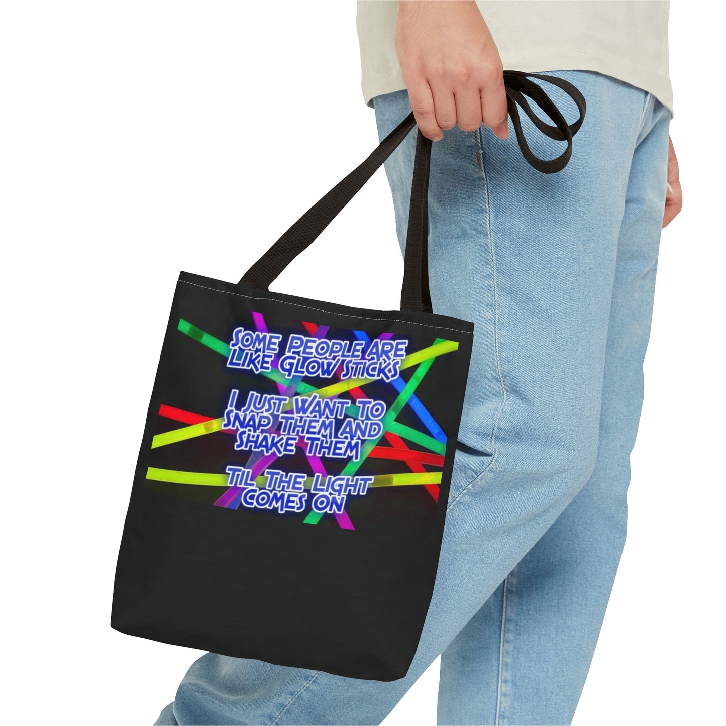 Glow Sticks Tote Bag