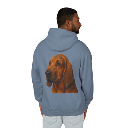 Bloodhound Head Unisex Lightweight Hoodie