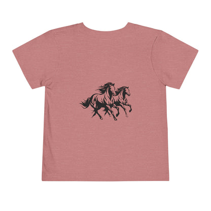 Horsin' Around Toddler Unisex Short Sleeve Crewneck Tee