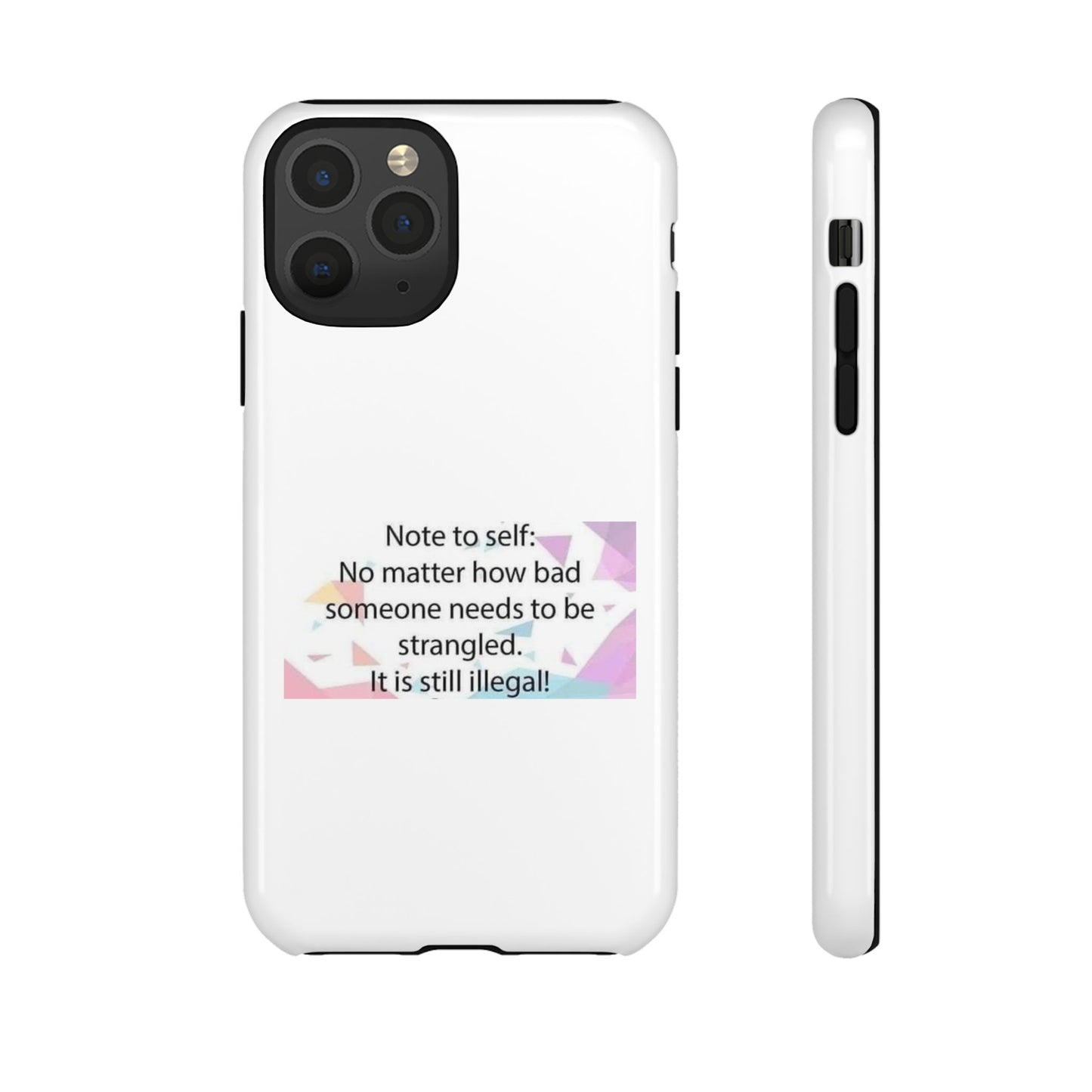 Note To Self iPhone Case