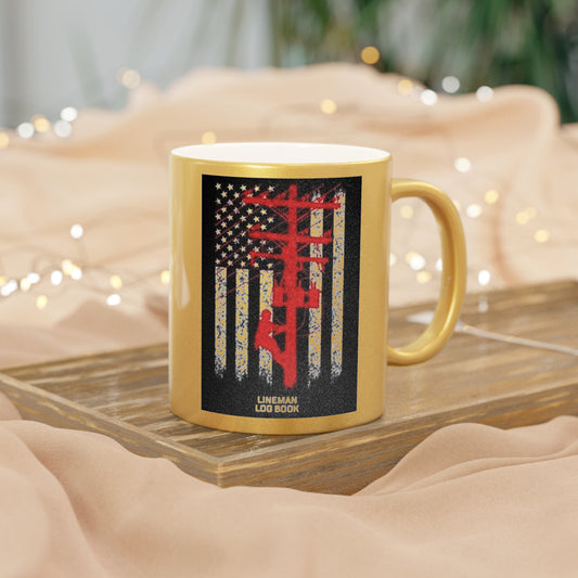 Lineman Metallic Coffee Mug