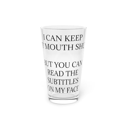 Subtitles Drinking Glass