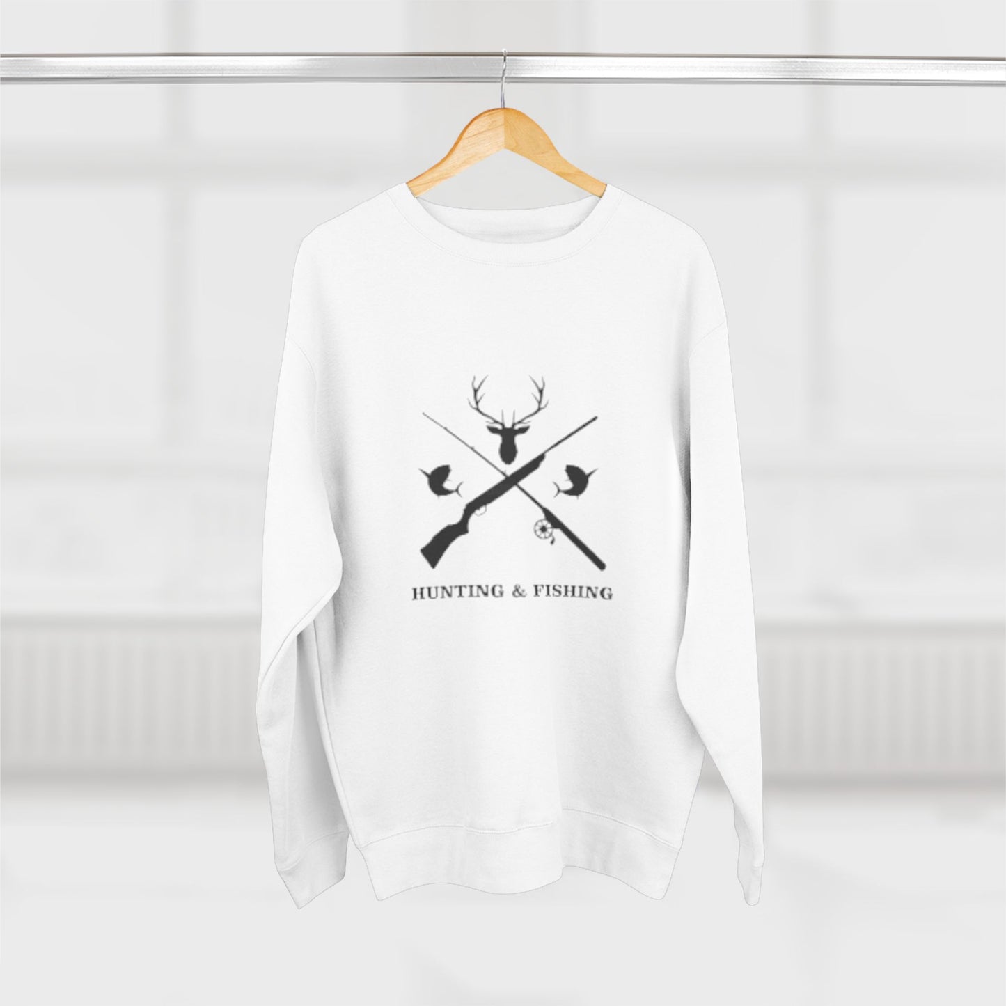 Hunting/Fishing Unisex Crewneck Sweatshirt
