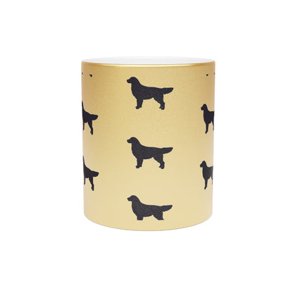 Golden Silhouette Metallic Coffee Mug
