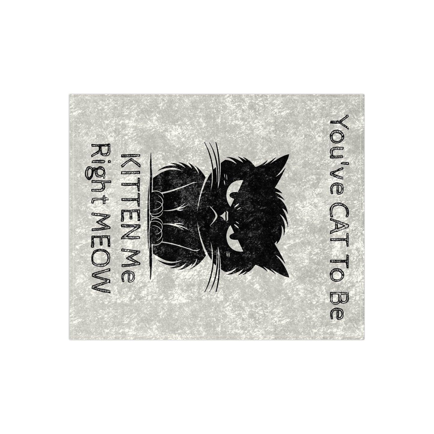 Kitten Me Crushed Velvet Blanket