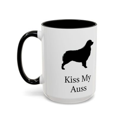 Kiss My Auss 2-Tone Coffee Mug