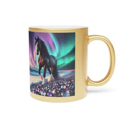Midnight Magic Metallic Coffee Mug