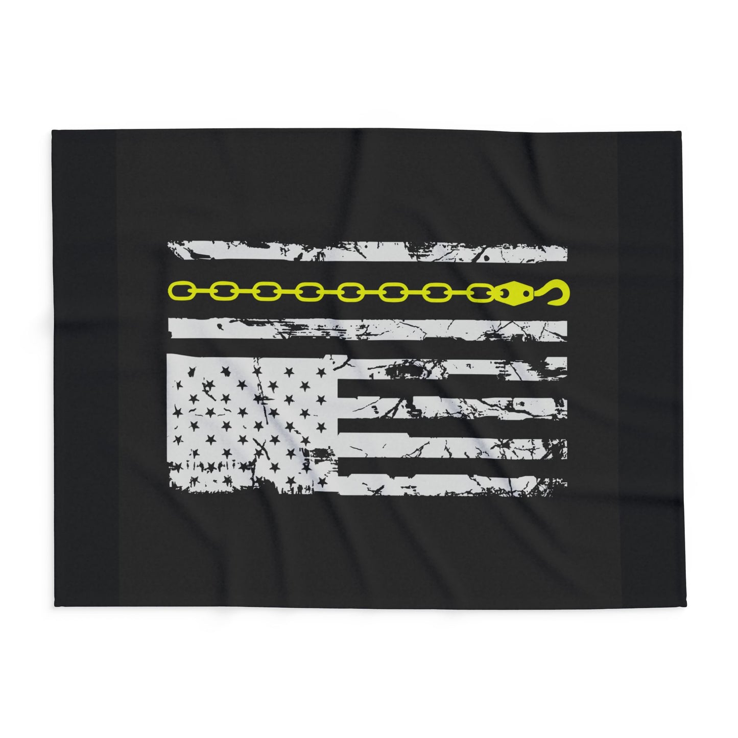Thin Yellow Line Arctic Fleece Blanket
