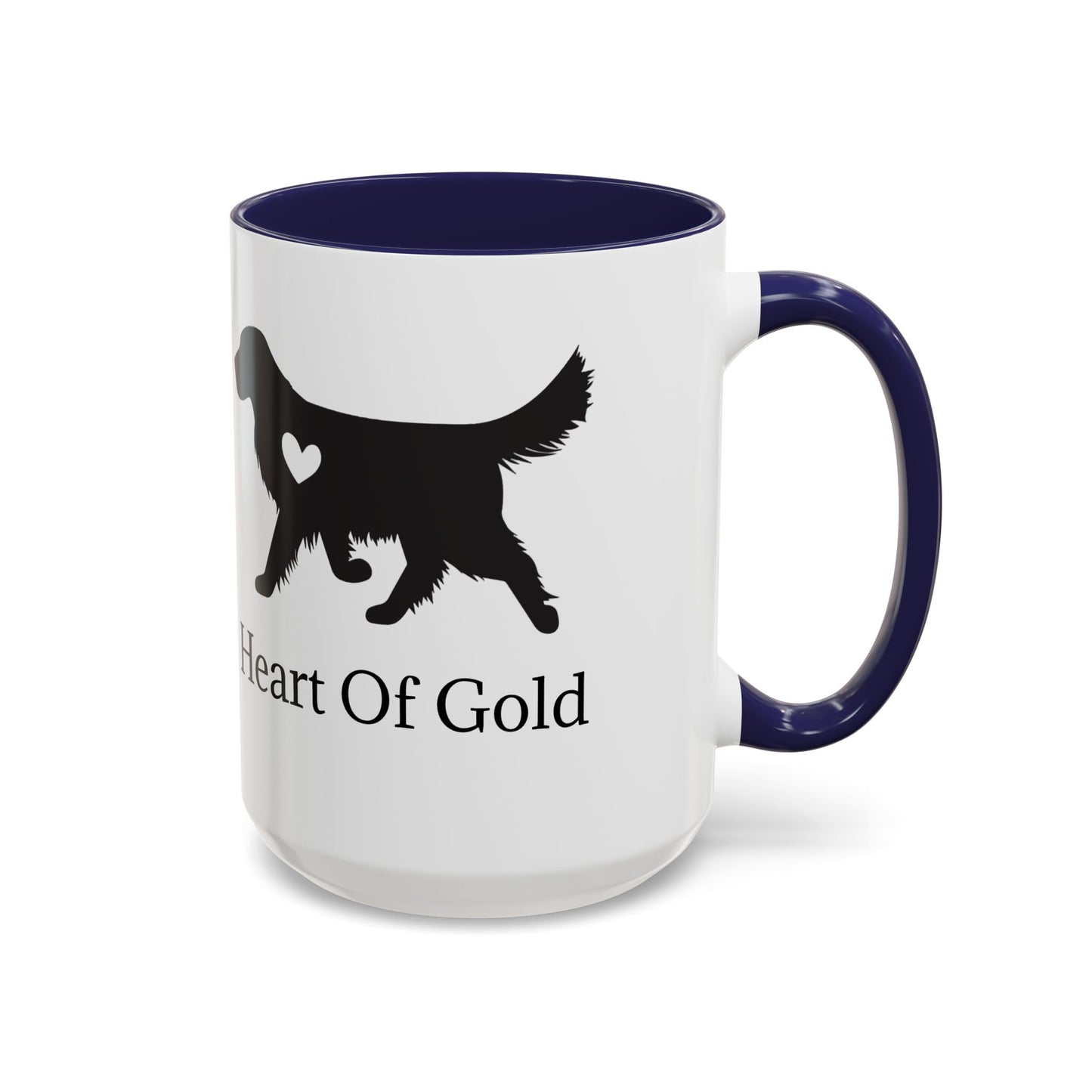 Heart Of Gold 2-Tone Coffee Mug