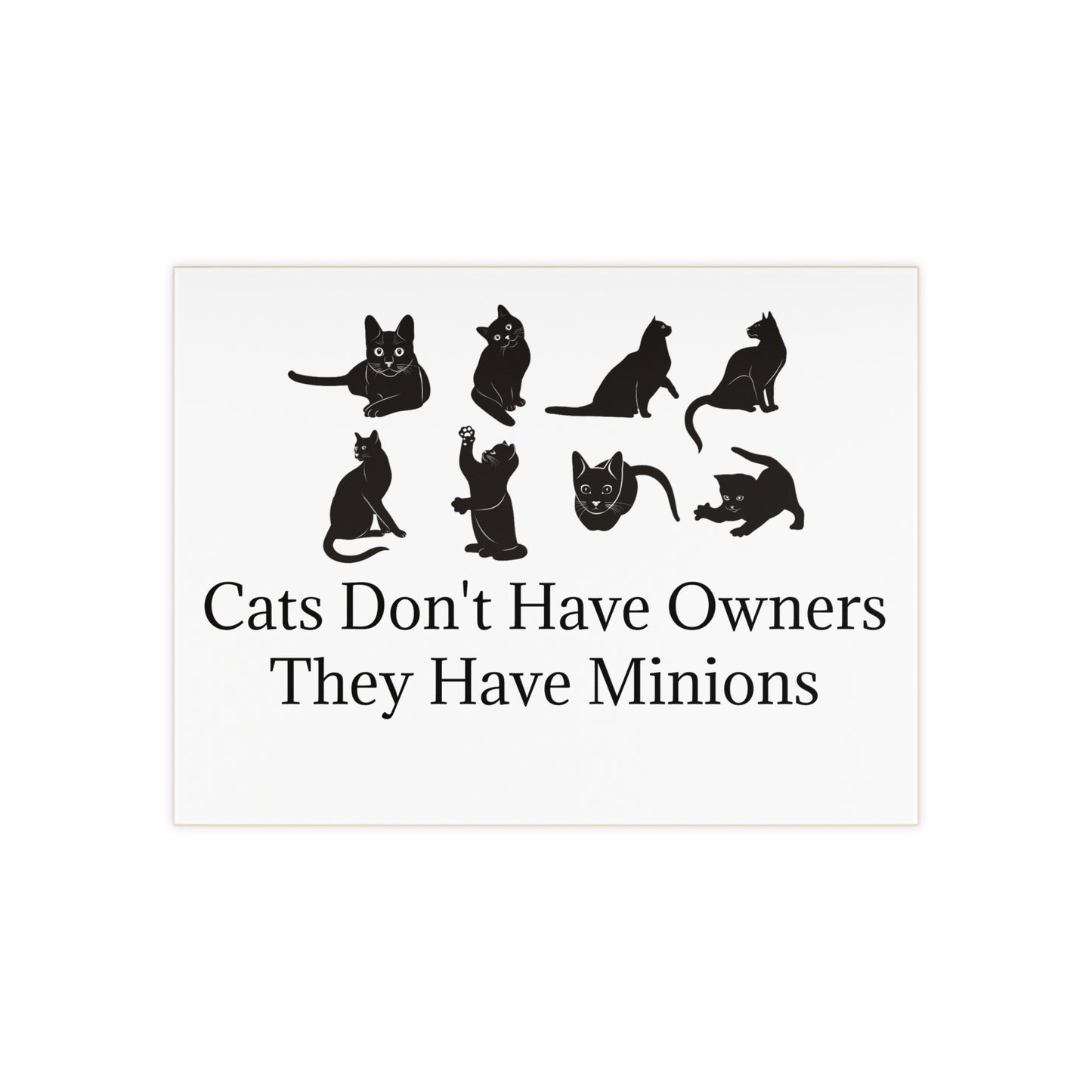 Cat Minions Ceramic Photo Tile