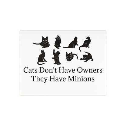 Cat Minions Ceramic Photo Tile