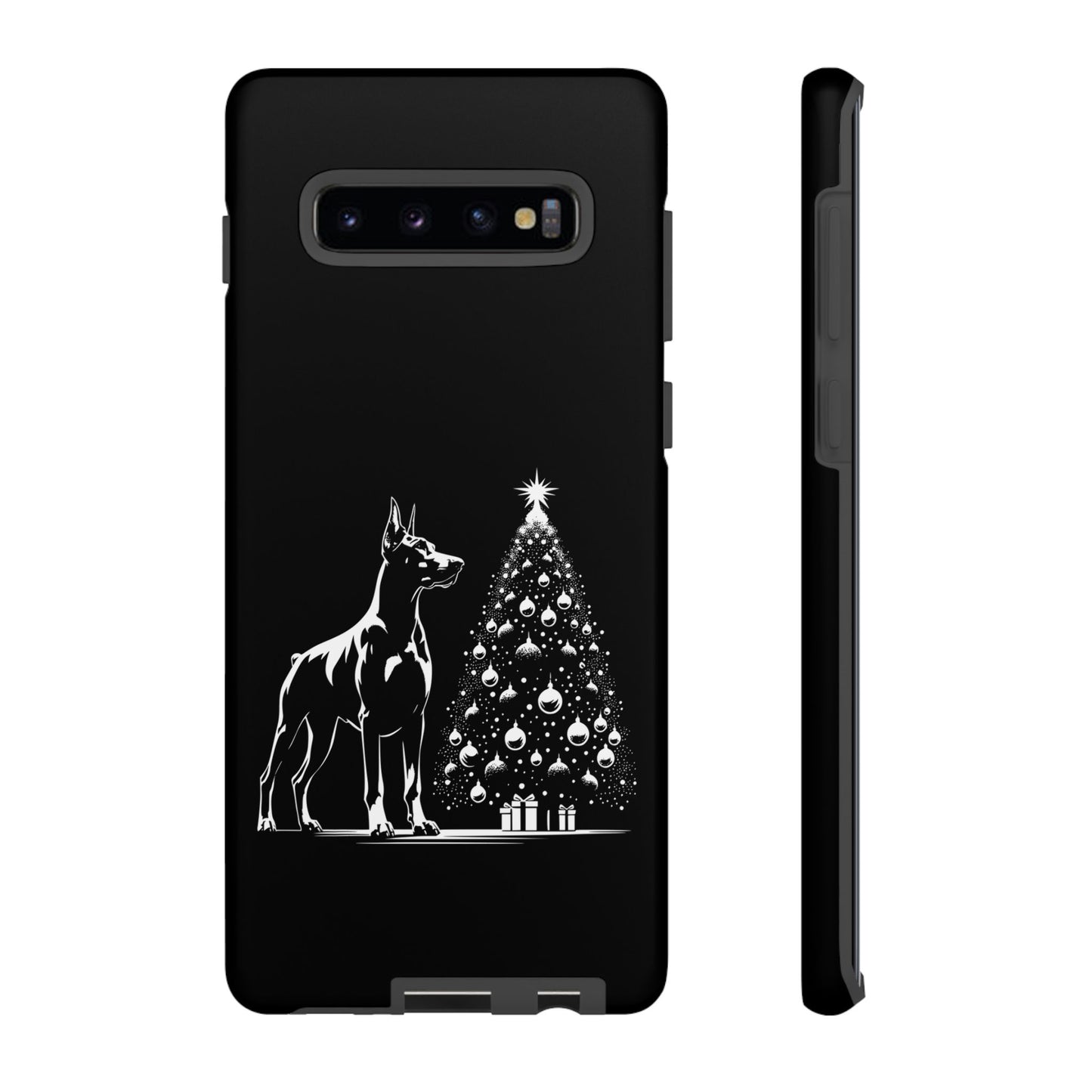 Doberman Christmas Tree Samsung Case