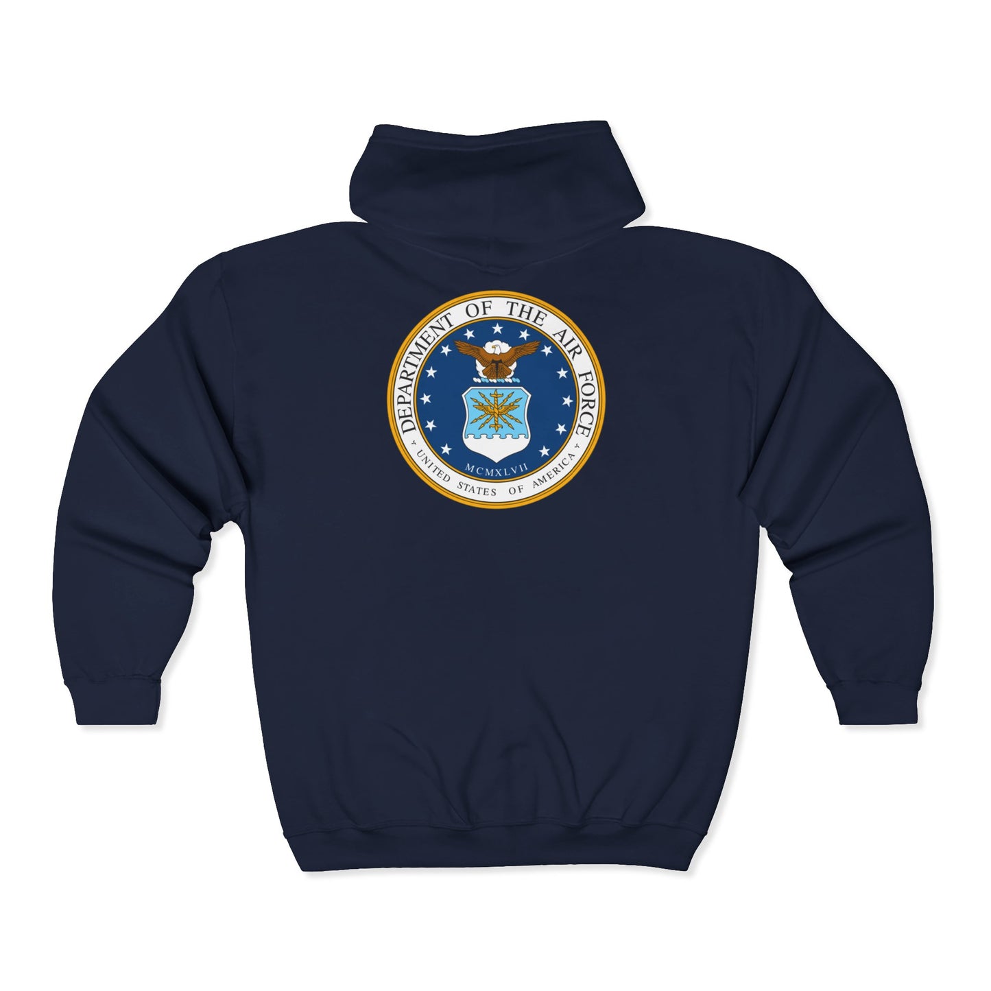 US Air Force Unisex Full Zip Hoodie
