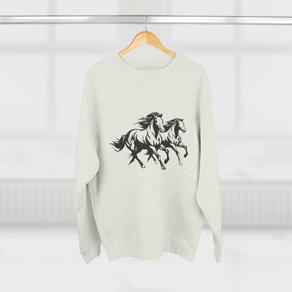 Horsin' Around Unisex Crewneck Sweatshirt