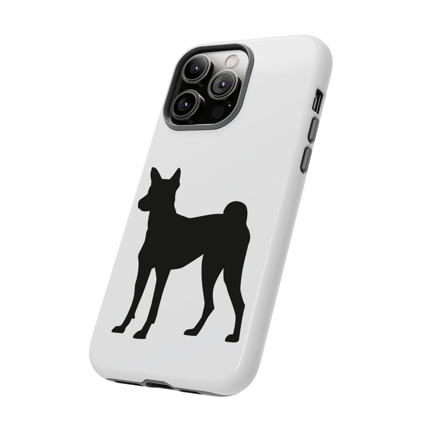 Basenji Silhouette iPhone Case