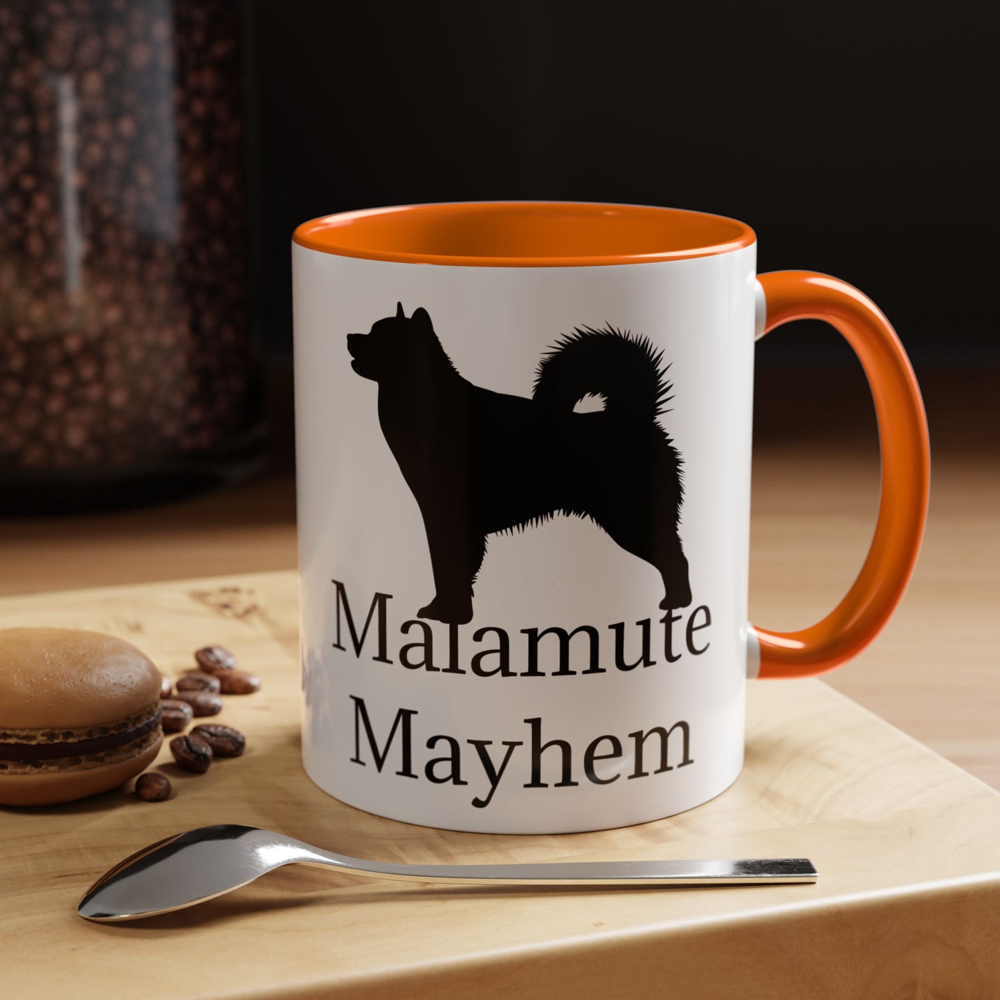 Malamute Mayhem 2-Tone Coffee Mug