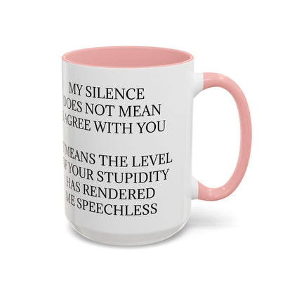 Speechless 2-Tone Coffee Mug