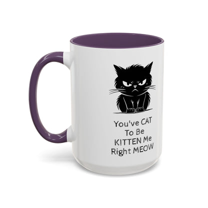 Kitten Me 2-Tone Coffee Mug