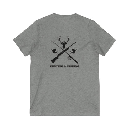 Hunting/Fishing Unisex Short Sleeve V-Neck Tee