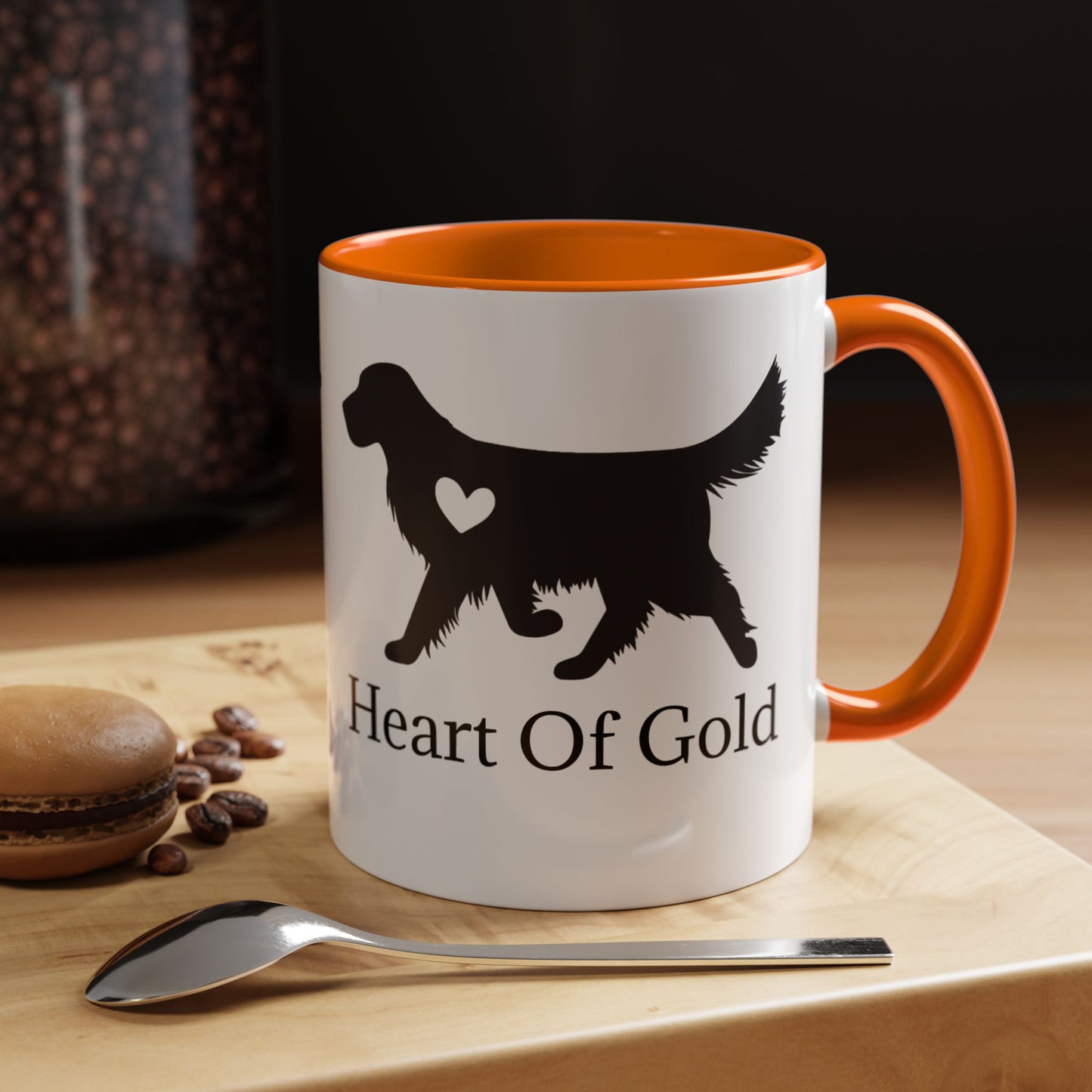 Heart Of Gold 2-Tone Coffee Mug