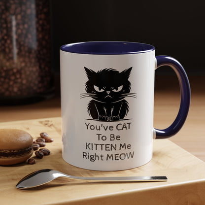 Kitten Me 2-Tone Coffee Mug