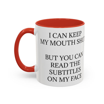 Subtitles 2-Tone Coffee Mug