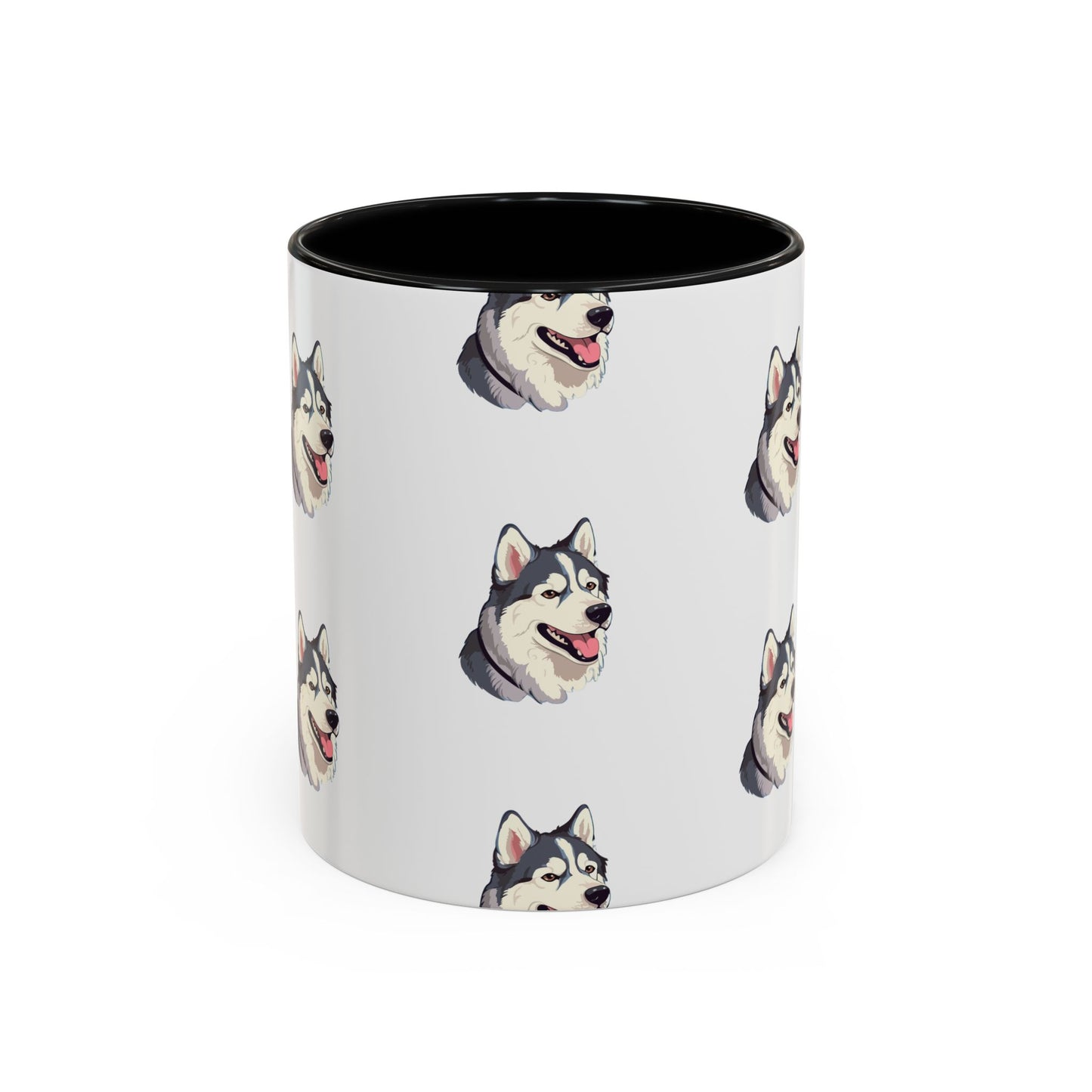 Malamute Head 2-Tone Coffee Mug
