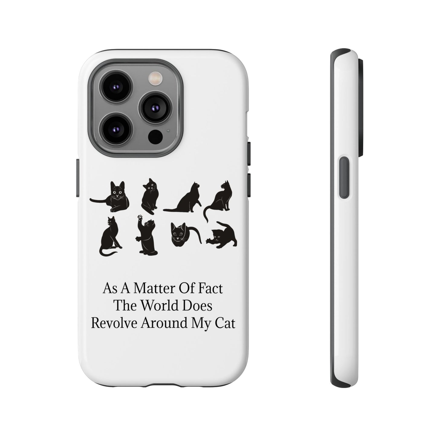 Matter Of Fact Cat iPhone Case