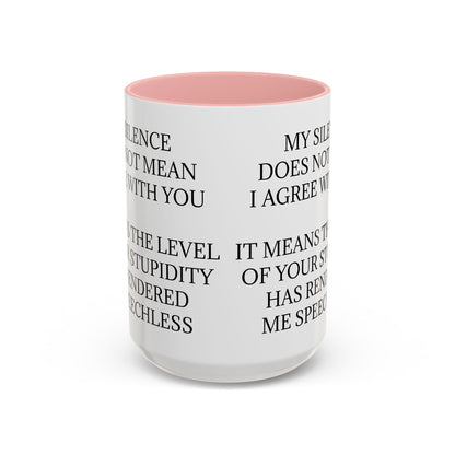 Speechless 2-Tone Coffee Mug