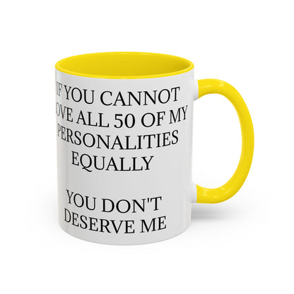 50 Personalities 2-Tone Coffee Mug
