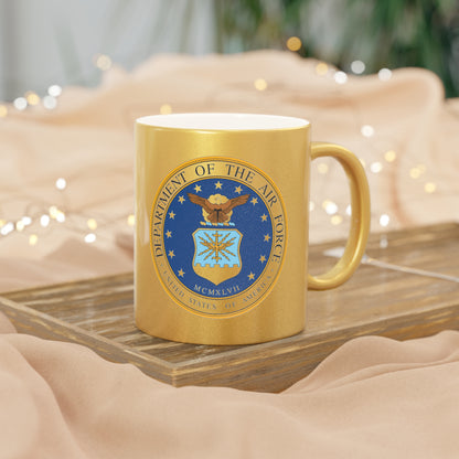 US Air Force Metallic Coffee Mug