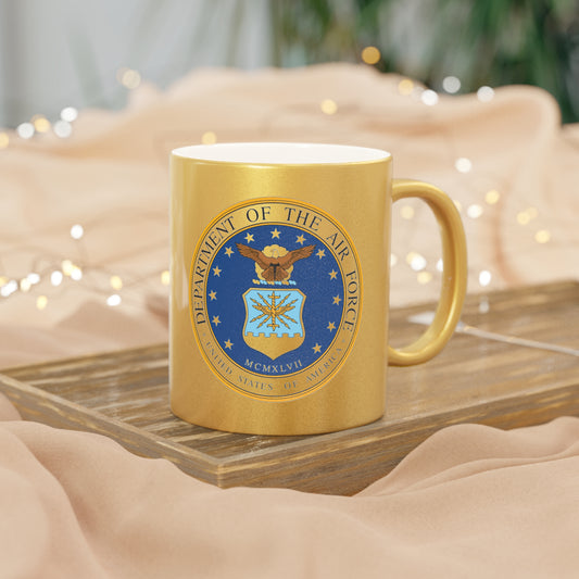 US Air Force Metallic Coffee Mug