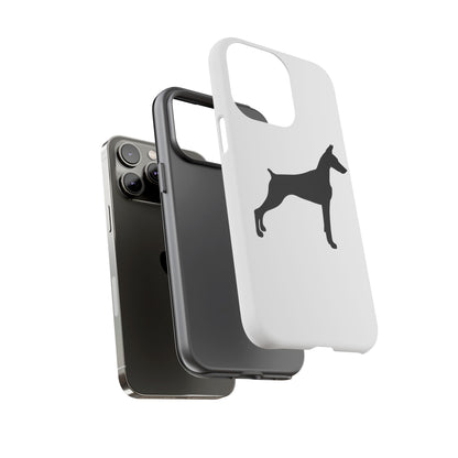 Doberman Silhouette iPhone Case