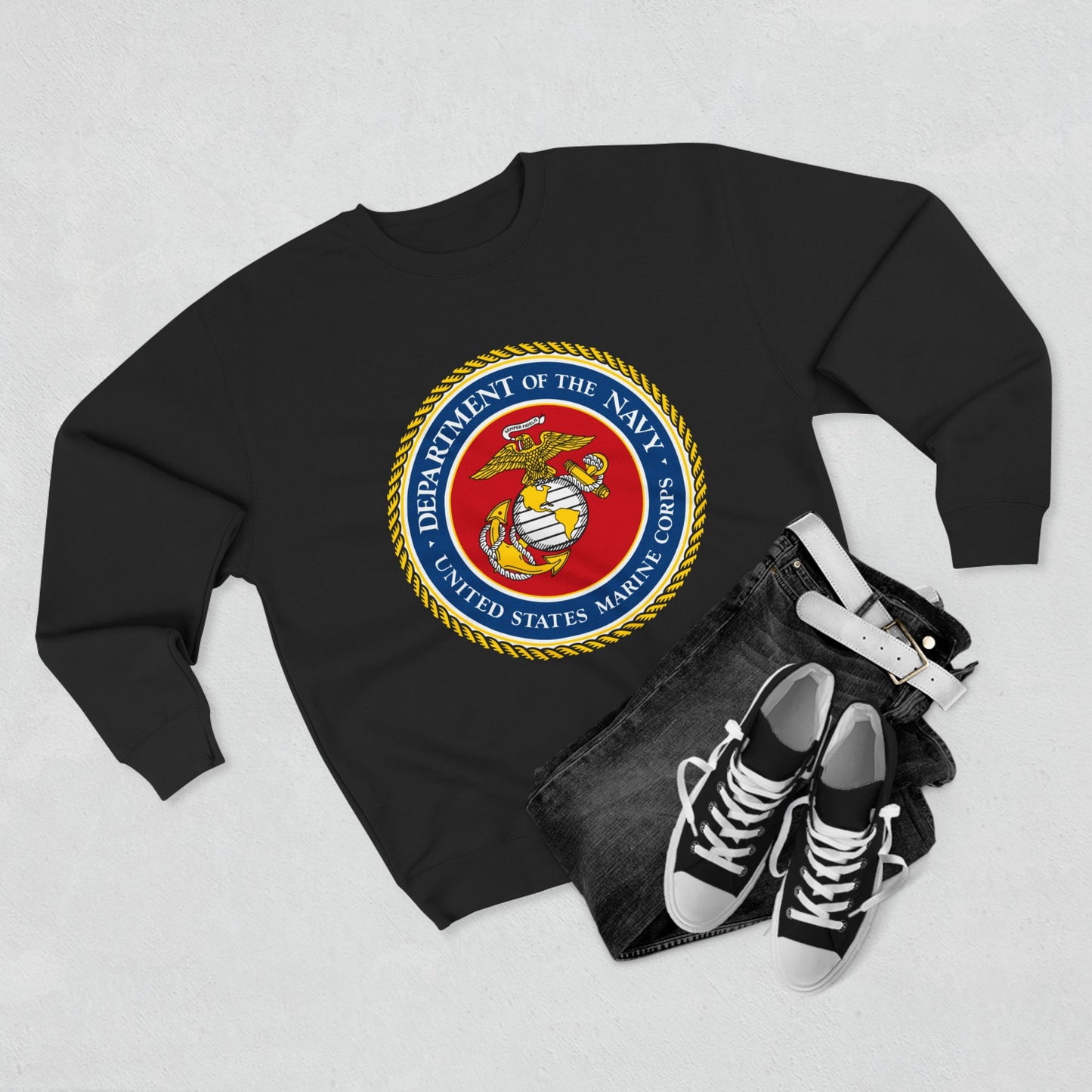 US Marine Corps Unisex Crewneck Sweatshirt